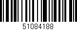 Código de barras (EAN, GTIN, SKU, ISBN): '51084188'
