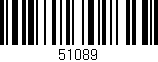 Código de barras (EAN, GTIN, SKU, ISBN): '51089'