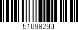 Código de barras (EAN, GTIN, SKU, ISBN): '51098290'
