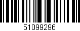 Código de barras (EAN, GTIN, SKU, ISBN): '51099296'