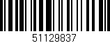Código de barras (EAN, GTIN, SKU, ISBN): '51129837'
