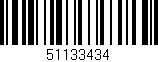 Código de barras (EAN, GTIN, SKU, ISBN): '51133434'