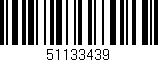 Código de barras (EAN, GTIN, SKU, ISBN): '51133439'