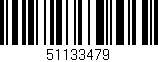 Código de barras (EAN, GTIN, SKU, ISBN): '51133479'