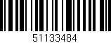 Código de barras (EAN, GTIN, SKU, ISBN): '51133484'