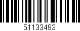 Código de barras (EAN, GTIN, SKU, ISBN): '51133493'
