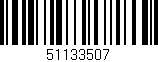Código de barras (EAN, GTIN, SKU, ISBN): '51133507'