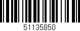 Código de barras (EAN, GTIN, SKU, ISBN): '51135850'