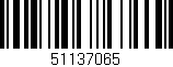 Código de barras (EAN, GTIN, SKU, ISBN): '51137065'