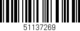 Código de barras (EAN, GTIN, SKU, ISBN): '51137269'