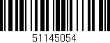 Código de barras (EAN, GTIN, SKU, ISBN): '51145054'