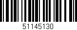 Código de barras (EAN, GTIN, SKU, ISBN): '51145130'