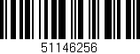 Código de barras (EAN, GTIN, SKU, ISBN): '51146256'
