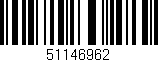 Código de barras (EAN, GTIN, SKU, ISBN): '51146962'