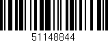 Código de barras (EAN, GTIN, SKU, ISBN): '51148844'