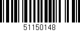 Código de barras (EAN, GTIN, SKU, ISBN): '51150148'