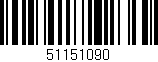 Código de barras (EAN, GTIN, SKU, ISBN): '51151090'