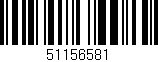 Código de barras (EAN, GTIN, SKU, ISBN): '51156581'