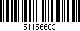 Código de barras (EAN, GTIN, SKU, ISBN): '51156603'