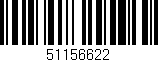 Código de barras (EAN, GTIN, SKU, ISBN): '51156622'