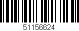 Código de barras (EAN, GTIN, SKU, ISBN): '51156624'
