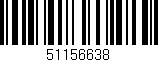 Código de barras (EAN, GTIN, SKU, ISBN): '51156638'