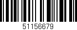 Código de barras (EAN, GTIN, SKU, ISBN): '51156679'