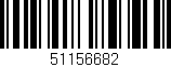 Código de barras (EAN, GTIN, SKU, ISBN): '51156682'