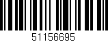 Código de barras (EAN, GTIN, SKU, ISBN): '51156695'