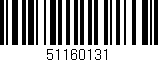Código de barras (EAN, GTIN, SKU, ISBN): '51160131'