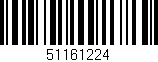 Código de barras (EAN, GTIN, SKU, ISBN): '51161224'