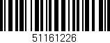 Código de barras (EAN, GTIN, SKU, ISBN): '51161226'