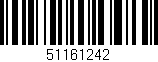 Código de barras (EAN, GTIN, SKU, ISBN): '51161242'