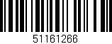 Código de barras (EAN, GTIN, SKU, ISBN): '51161266'