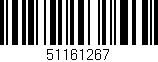 Código de barras (EAN, GTIN, SKU, ISBN): '51161267'