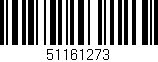 Código de barras (EAN, GTIN, SKU, ISBN): '51161273'