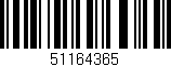 Código de barras (EAN, GTIN, SKU, ISBN): '51164365'