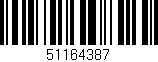 Código de barras (EAN, GTIN, SKU, ISBN): '51164387'