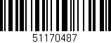 Código de barras (EAN, GTIN, SKU, ISBN): '51170487'