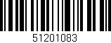Código de barras (EAN, GTIN, SKU, ISBN): '51201083'