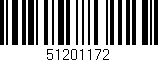 Código de barras (EAN, GTIN, SKU, ISBN): '51201172'