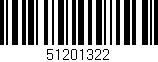 Código de barras (EAN, GTIN, SKU, ISBN): '51201322'