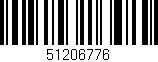 Código de barras (EAN, GTIN, SKU, ISBN): '51206776'