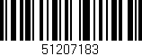 Código de barras (EAN, GTIN, SKU, ISBN): '51207183'