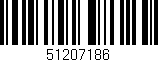Código de barras (EAN, GTIN, SKU, ISBN): '51207186'