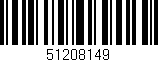 Código de barras (EAN, GTIN, SKU, ISBN): '51208149'
