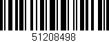 Código de barras (EAN, GTIN, SKU, ISBN): '51208498'
