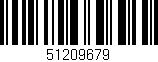 Código de barras (EAN, GTIN, SKU, ISBN): '51209679'