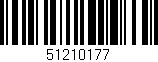 Código de barras (EAN, GTIN, SKU, ISBN): '51210177'