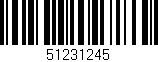 Código de barras (EAN, GTIN, SKU, ISBN): '51231245'
